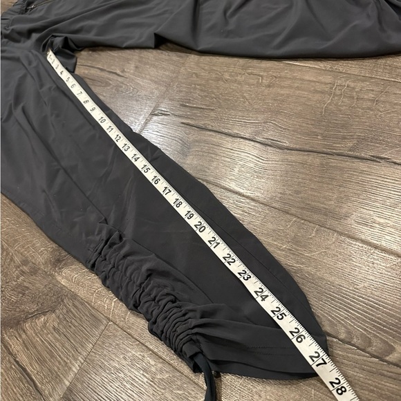 Athleta Track Pants Women’s Size 6 Gray Tapered Ruched Pull On Casual Jogger - Picture 8 of 14